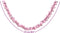 vidaXL - Kerstslinger - ballen - 175 - cm - polystyreen - roze