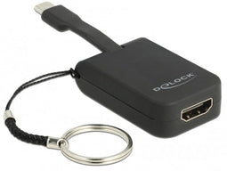 Delock 63942 - USB-C naar HDMI adapter - 4K 30 Hz - Zwart