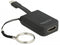 Delock 63942 - USB-C naar HDMI adapter - 4K 30 Hz - Zwart