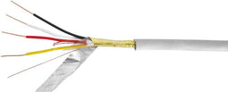 VOKA Kabelwerk JYSTY2X2X08 Telefoonkabel J-Y(ST)Y 2 x 2 x 0.80 mm Kiezel-grijs (RAL 7032) 100 m