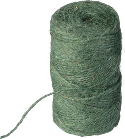 Nature Jute Touw Groen - Klim-En Geleide Artikel - 10x10x7.8 cm 250 M