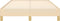 vidaXL - Bedframe - zonder - matras - 120x190 - cm - stof - crèmekleurig
