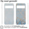 iMoshion Hoesje Geschikt voor Google Pixel 8 Pro Hoesje Siliconen - iMoshion Design hoesje - Meerkleurig / Blue Graphic