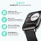 MAOO AMPLIFY Smartwatch - Incl. screenprotector – Hartslag, bloeddruk, bloedsaturatie, slaap, afstan