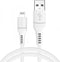 imoshion - Lightning naar USB A Kabel - 2 meter - Gevlochten textiel - Wit