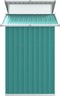 vidaXL - Tuinschuur - 270x130x208,5 - cm - gegalvaniseerd - staal - groen