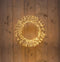 Anna's Collection kerstverlichting krans metaal 1440LED flash met timer en dimmer 48x10cm classic warm