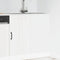 vidaXL - Spoelbakonderkast - Lucca - bewerkt - hout - wit