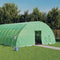 vidaXL - Tuinkas - met - stalen - frame - 96 - m² - 16x6x2,85 - m - groen