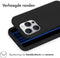imoshion Hoesje Geschikt voor iPhone 15 Pro Hoesje Siliconen - imoshion Color Backcover - Zwart
