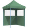 vidaXL - Partytent - inklapbaar - pop-up - met - 2 - zijwanden - groen