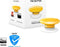 Fibaro The Button - Z-Wave Plus - Scène schakelaar - Geel