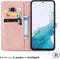 iMoshion Hoesje Geschikt voor Samsung Galaxy A54 (5G) Hoesje Met Pasjeshouder - iMoshion Mandala Bookcase - Rosé Goud
