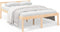vidaXL - Seniorenbed - massief - grenenhout - wit - 120x190 - cm