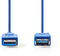 Nedis CCGP61010BU20 - USB 2.0 verlengkabel - 200cm - Blauw