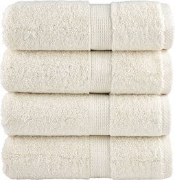 vidaXL - Gastendoekjes - SOLUND - 4 - st - 600 - g/m² - 30x50 - cm - crèmekleurig