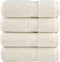 vidaXL - Gastendoekjes - SOLUND - 4 - st - 600 - g/m² - 30x50 - cm - crèmekleurig