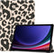 imoshion Tablet Hoes - Geschikt voor Samsung Galaxy Tab S9 11.0 inch Plus / Galaxy Tab S10 Plus - Design Trifold Bookcase - Leopard