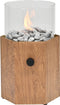 Garden Impressions Bilboa gaslantaarn hexagon - teak look