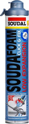 Soudal Foam pur Click & Fix 750ml (Prijs per stuk)