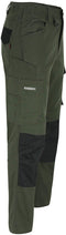 Herock Dero (2101) - Werkbroek - 2-way stretch met kniezakken - Zwart - Maat 38