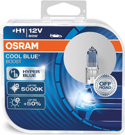Osram H1 Halogeenlamp 12V 80W - IJs Blauw Intens Xenon look (2 stuks)