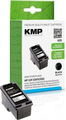 KMP H25 - Inktcartridge XL rendement - Zwart (4053617049852)