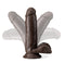 Blush Dildo Love Toy Dr. Skin Plus 7 Inch Posable Dildo With Balls Chocolate Bruin