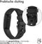 iMoshion Bandje Geschikt voor Fitbit Ace 2 - iMoshion Siliconen band gekleurde gesp - Zwart