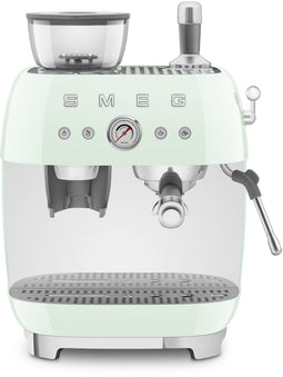 Smeg EGF03PGEU - Espressomachine met bonenmaler - 19 bar druk - Watergroen