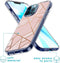 iMoshion Hoesje Geschikt voor iPhone 12 Pro / 12 Hoesje Siliconen - iMoshion Design hoesje - Roze / Meerkleurig / Goud / Pink Graphic