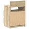 vidaXL - Nachtkastje - met - 2 - lades - 40x33x60 - cm - sonoma - eikenkleurig