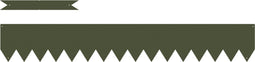 vidaXL - Grasrand - 50 - stuks - Olijf - groen - 100x0.5x15 - cm - Kunststof