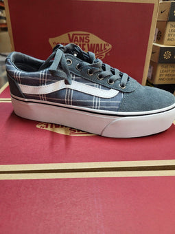 Vans Ward Platform - Lage sneakers - Suède - Grijs (maat 38)