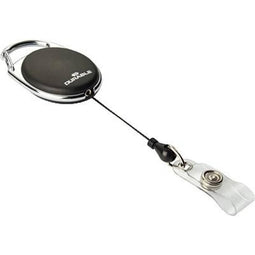 Durable Style badge reel - 80 cm - Zwart - 10 stuks