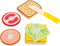 Small Foot - Houten Speeleten Sandwich met Bestek, 7dlg.