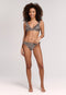 Shiwi BOBBY bikini set - dierenprint met ruches - toasted almond beige