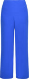 SISTERS POINT glut-pa.a Dames Broek - Lange broek - Wijde pijpen - Bright Cobalt - Maat L