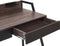 Bureau donkerbruin/wit 120 x 50 cm HARWICH