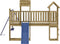 vidaXL - Speelhuis - geïmpregneerd - grenenhout