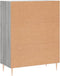 vidaXL - Dressoir - 69,5x34x90 - cm - bewerkt - hout - grijs - sonoma - eikenkleurig