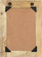 vidaXL - Spiegel - handgeschilderd - 40x55 - cm - massief - mangohout