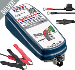 Tecmate Optimate 6 Ampmatic Acculader - 12V / 6A Druppellader - Volledig automatisch - Weerbestendig