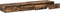 vidaXL - Lade - voor - Bed - in - Gerookt - Eiken - 160x36,5x16,5 - cm - Van - Engineered - Hout