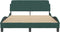 vidaXL - Bedframe - zonder - matras - 120x200 - cm - fluweel - donkergroen