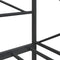 vidaXL - Slaapbank - zonder - matras - 90x200 - cm - staal - zwart
