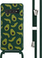 iMoshion Hoesje Geschikt voor Samsung Galaxy S10 Hoesje Met Koord - iMoshion Siliconen design hoesje met koord - Groen / Avocado Green