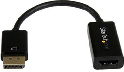StarTech DP2HD4KS - DisplayPort naar HDMI Adapter - 4K 30Hz - Zwart