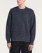 Den Ham - Stefan Knitted Crewneck - Vintage wasbehandeling - Navy Blazer - M