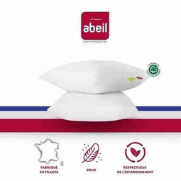 Set van 2 kussens Abeil Wit 60 x 60 cm (2 Stuks)